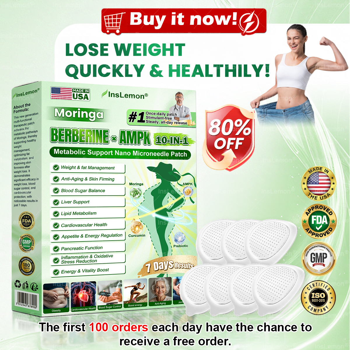 ๐๐ง๐ฌ๐๐๐ฆ๐จ๐งยฎ โจ๐ Only 5 boxes left! We're offering you an additional 30% discount! Get yourself in shape and healthy. Miss out now, and you won't have another chance until next year.
