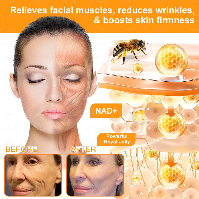 Made and Shipped from USA ✨ VLSVLS® Bee Venom Skin Restoration Cream 🌸 Anti-aging,Hydrating, Skin Repair, Even Tone, Acne and Dark Spot Treatment, Wart and Mole Removal, Psoriasis Relief 🔥 LAST DAY 80% OFF 💎